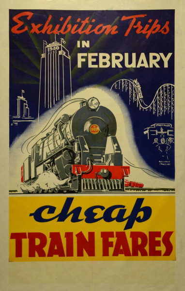 1940_Exhibition_Trips_in_February_Cheap_Train_Fares_NZ_Railways-poster_CMS